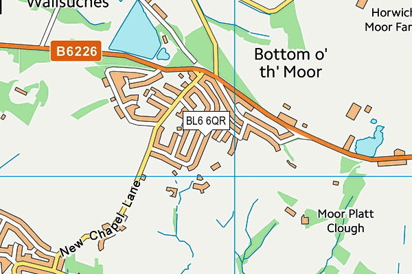 BL6 6QR map - OS VectorMap District (Ordnance Survey)
