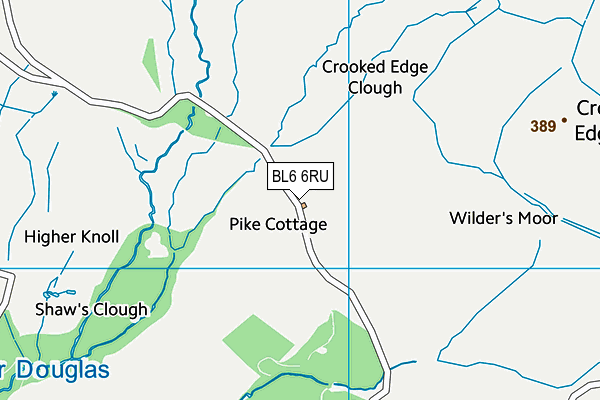 BL6 6RU map - OS VectorMap District (Ordnance Survey)