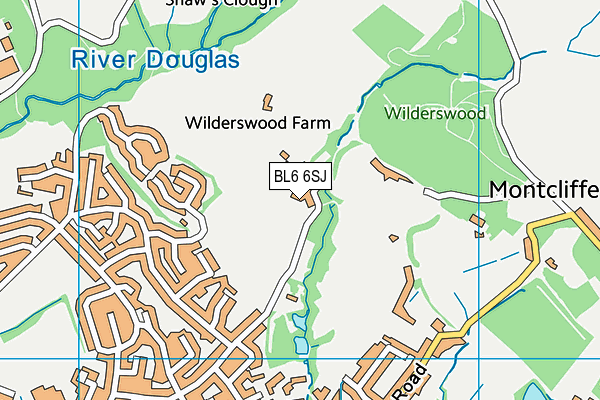 BL6 6SJ map - OS VectorMap District (Ordnance Survey)