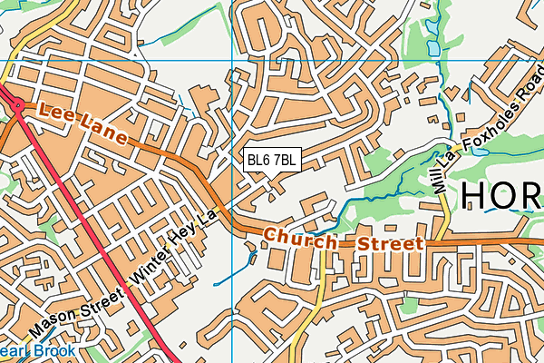 BL6 7BL map - OS VectorMap District (Ordnance Survey)