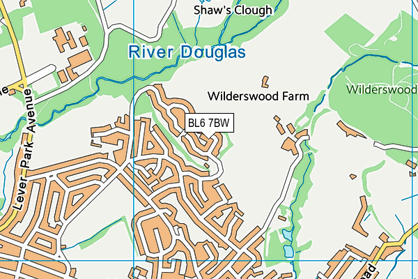 BL6 7BW map - OS VectorMap District (Ordnance Survey)