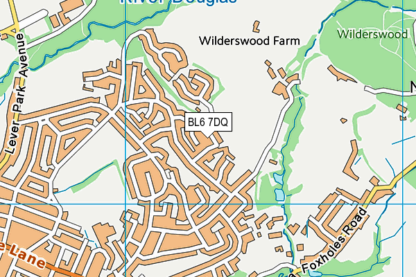 BL6 7DQ map - OS VectorMap District (Ordnance Survey)