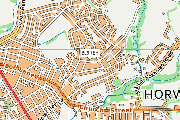 BL6 7EH map - OS VectorMap District (Ordnance Survey)