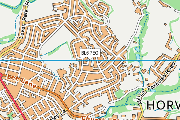 BL6 7EQ map - OS VectorMap District (Ordnance Survey)