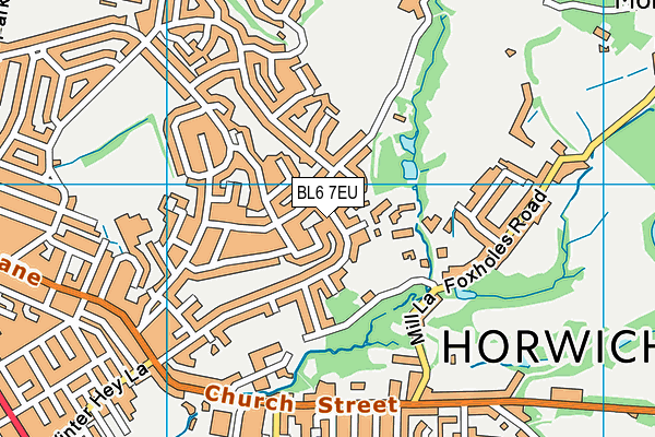 BL6 7EU map - OS VectorMap District (Ordnance Survey)