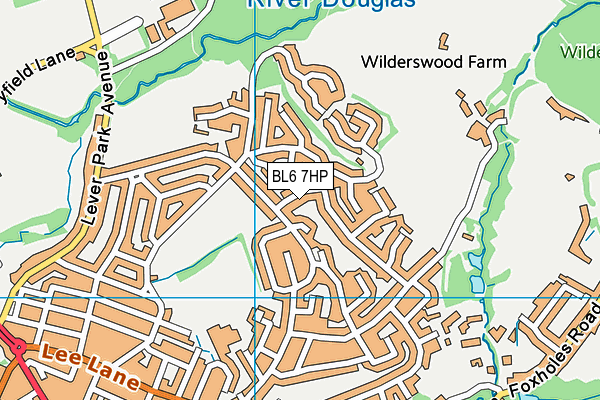 BL6 7HP map - OS VectorMap District (Ordnance Survey)