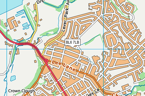 BL6 7LB map - OS VectorMap District (Ordnance Survey)