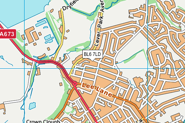 BL6 7LD map - OS VectorMap District (Ordnance Survey)