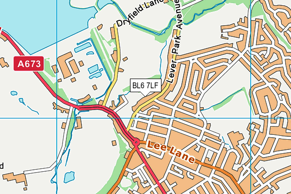 BL6 7LF map - OS VectorMap District (Ordnance Survey)