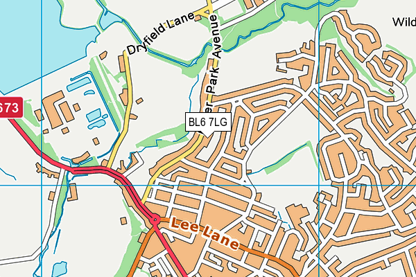 BL6 7LG map - OS VectorMap District (Ordnance Survey)