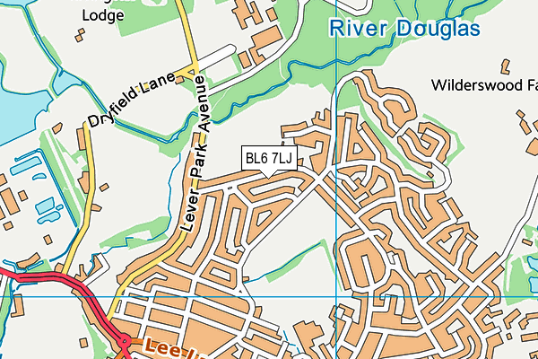 BL6 7LJ map - OS VectorMap District (Ordnance Survey)