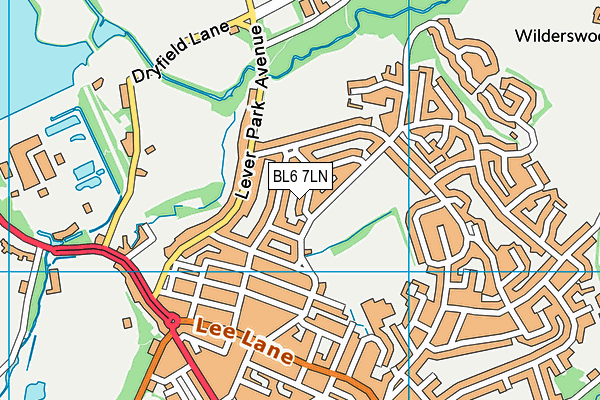 BL6 7LN map - OS VectorMap District (Ordnance Survey)