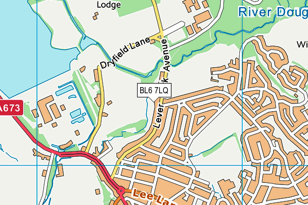 BL6 7LQ map - OS VectorMap District (Ordnance Survey)