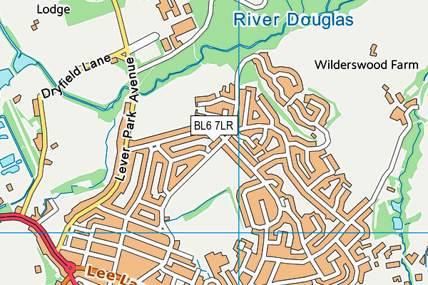 BL6 7LR map - OS VectorMap District (Ordnance Survey)