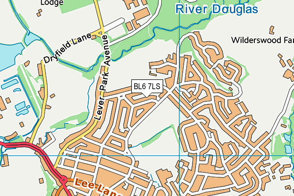 BL6 7LS map - OS VectorMap District (Ordnance Survey)