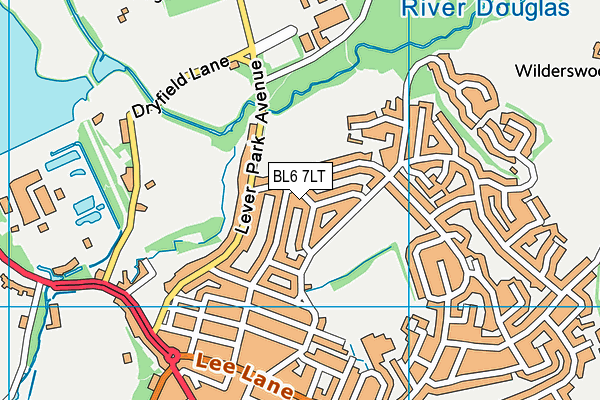 BL6 7LT map - OS VectorMap District (Ordnance Survey)