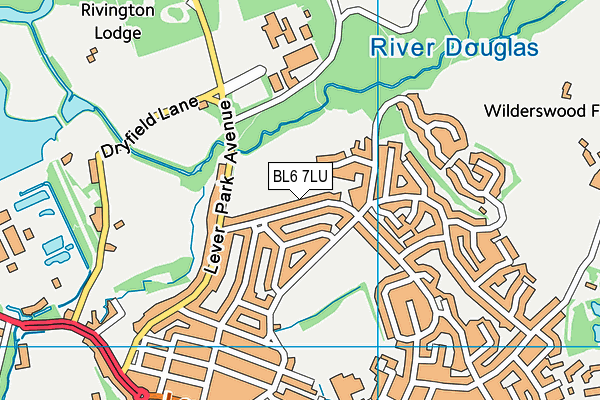 BL6 7LU map - OS VectorMap District (Ordnance Survey)