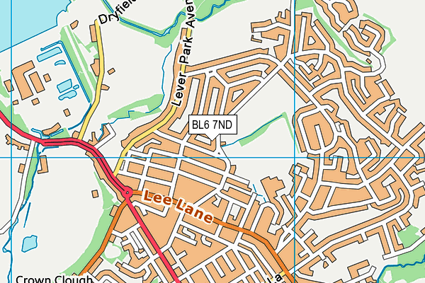 BL6 7ND map - OS VectorMap District (Ordnance Survey)