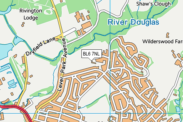 BL6 7NL map - OS VectorMap District (Ordnance Survey)