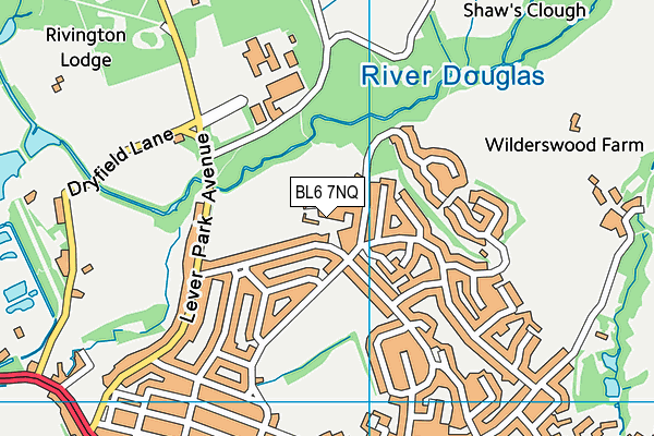 BL6 7NQ map - OS VectorMap District (Ordnance Survey)