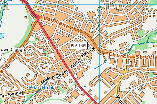 BL6 7NR map - OS VectorMap District (Ordnance Survey)