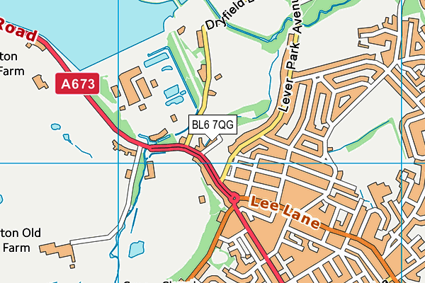 BL6 7QG map - OS VectorMap District (Ordnance Survey)