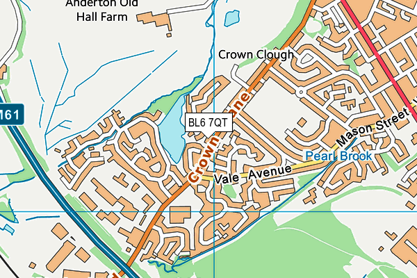 BL6 7QT map - OS VectorMap District (Ordnance Survey)