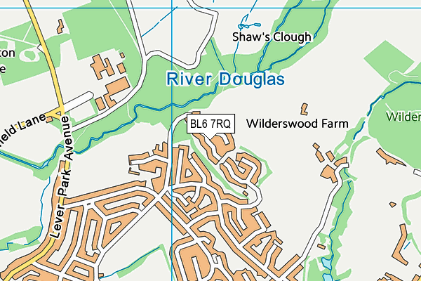 BL6 7RQ map - OS VectorMap District (Ordnance Survey)