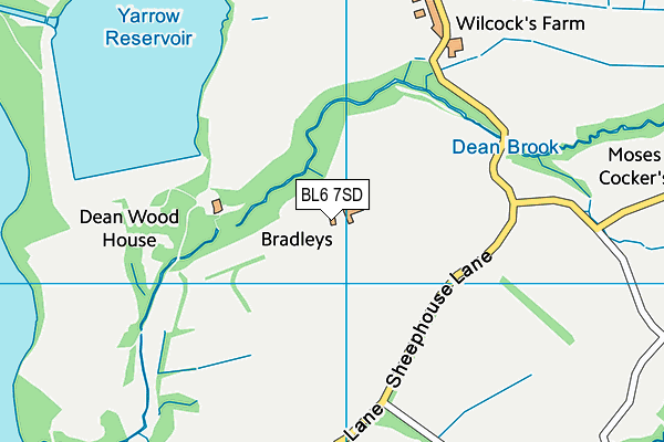 BL6 7SD map - OS VectorMap District (Ordnance Survey)