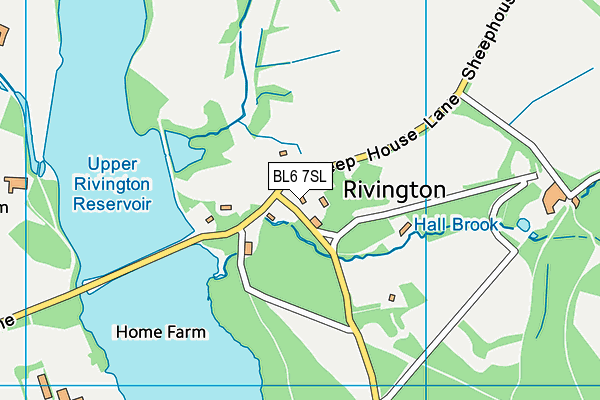 BL6 7SL map - OS VectorMap District (Ordnance Survey)