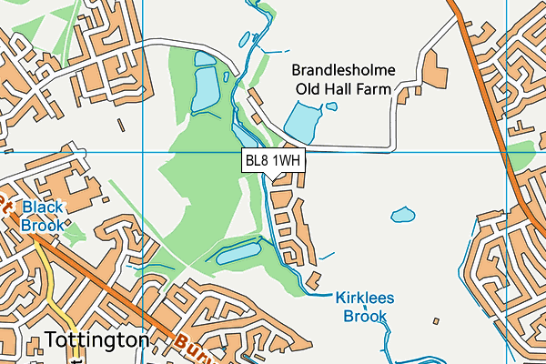 BL8 1WH map - OS VectorMap District (Ordnance Survey)