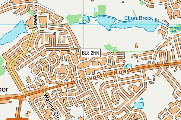BL8 2NN map - OS VectorMap District (Ordnance Survey)