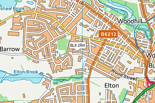 Guardian Angels Roman Catholic Primary School, Bury map (BL8 2RH) - OS VectorMap District (Ordnance Survey)