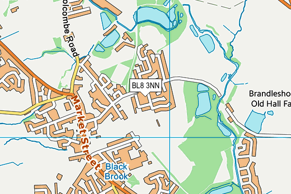 BL8 3NN map - OS VectorMap District (Ordnance Survey)