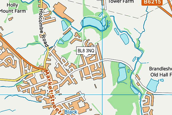 BL8 3NQ map - OS VectorMap District (Ordnance Survey)