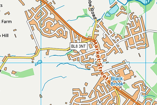 BL8 3NT map - OS VectorMap District (Ordnance Survey)