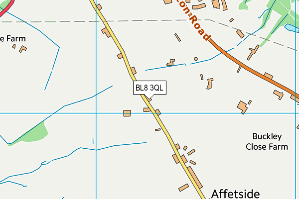 BL8 3QL map - OS VectorMap District (Ordnance Survey)