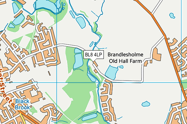 BL8 4LP map - OS VectorMap District (Ordnance Survey)