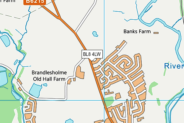 BL8 4LW map - OS VectorMap District (Ordnance Survey)