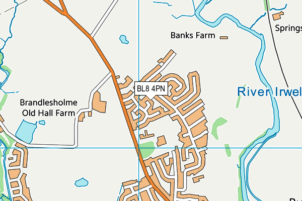 BL8 4PN map - OS VectorMap District (Ordnance Survey)