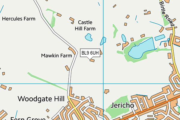 Map of BIRTLE LEISURE LIMITED at district scale