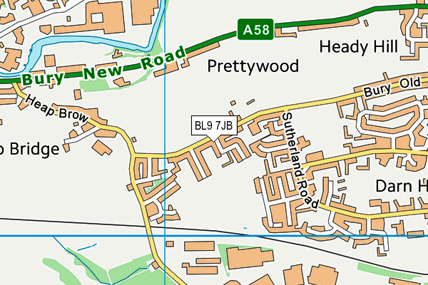 Map of PRESTON JOINERY LIMITED at district scale