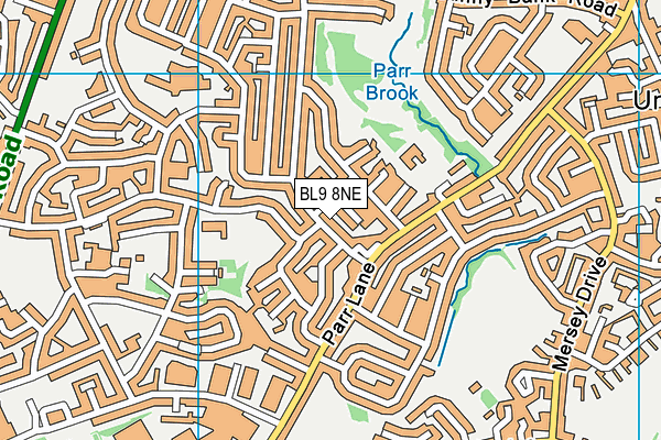 BL9 8NE map - OS VectorMap District (Ordnance Survey)