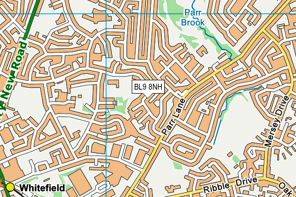 BL9 8NH map - OS VectorMap District (Ordnance Survey)