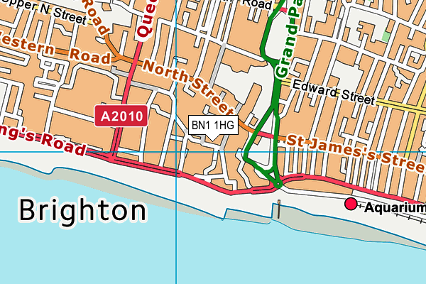 Map of ONE THERAPY BRIGHTON LTD at district scale