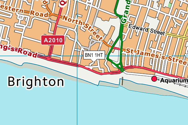 BN1 1HT map - OS VectorMap District (Ordnance Survey)