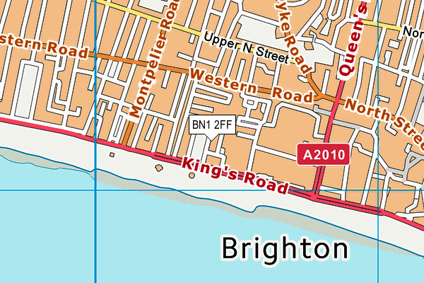 BN1 2FF map - OS VectorMap District (Ordnance Survey)