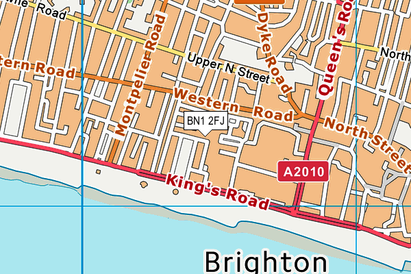 BN1 2FJ map - OS VectorMap District (Ordnance Survey)