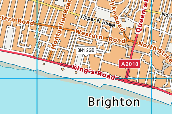 BN1 2GB map - OS VectorMap District (Ordnance Survey)