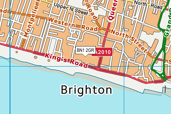 BN1 2GR map - OS VectorMap District (Ordnance Survey)